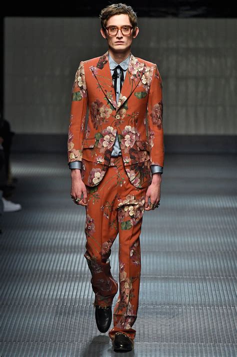 gucci suit orange|who makes Gucci suits.